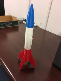 Model Rocket 3D Printer Model