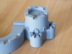 Parametric Donjon Tower For Modular Castle Playset 3D Printer Model