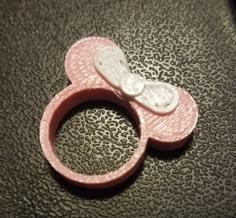 Minnie Mouse Ring 3D Printer Model