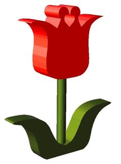 The Tulip For Decoration 3D Printer Model