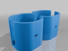 Double Mug Holder 3D Printer Model