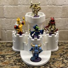 Shovel Knight Amiibo Castle 3D Printer Model