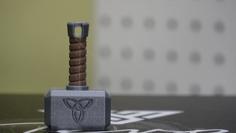 Thor’s Hammer Mjolnir Keychain 2.0 3D Printer Model