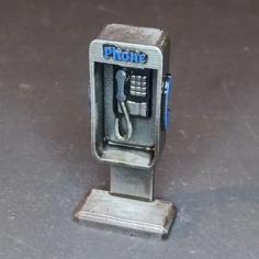 Pay Phone 32mm Modern Scatter Terrain 3D Printer Model