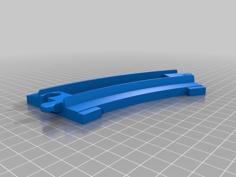 LEGO DUPLO Track Curved Supportless 3D Printer Model