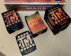 Terraforming Mars Card Holder – Single Stack V.1 3D Printer Model