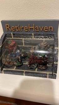 Miniature (figurine) Display Case 3D Printer Model