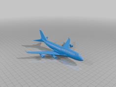 Boing 747 Plane 3D Printer Model