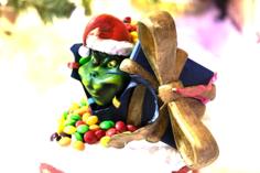 Grinch Surprise Gift Box 3D Printer Model