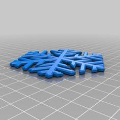 Snow Flake 011 3D Printer Model