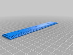 Imperial Ruler 3D Printer Model