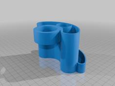 Pen Holder For Monitor Arm 3D Printer Model