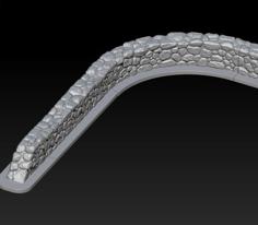 Seamless Interlockable Medieval Wall. 3D Printer Model