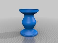 Large Candle Holder 3D Printer Model