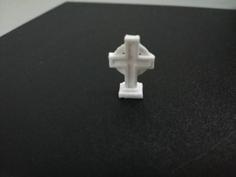 H0/HO Scale Cemetery Cross 3D Printer Model