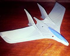 Stingray – A Super Cool, Snap Together (no Glue!) Flying Wing 3D Printer Model