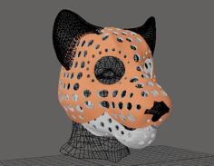 Fursuit- Or Puppet-head Base – Version 53 – Lion 3D Printer Model