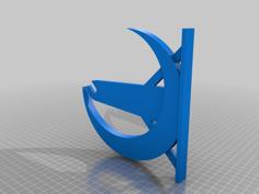 Crescent Spool Holder 3D Printer Model