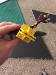 RC Motor Mount For Foamboard 3D Printer Model