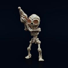 Skeletal Zeta-Reticulan Minion 3D Printer Model