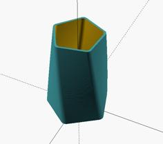 Dice Cup 3D Printer Model