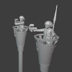 Rebel Sentry Towers (star Wars Legion Scale) 3D Printer Model