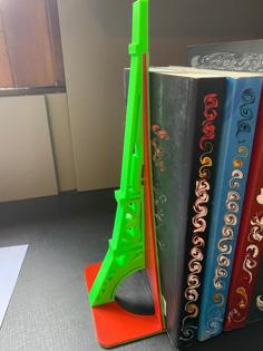 Eiffel Tower Book Support 3D Printer Model