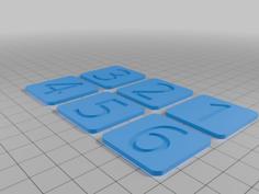 Tile Set 3D Printer Model