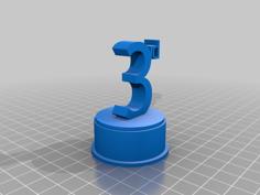 First, Second And Third Trophies 3D Printer Model