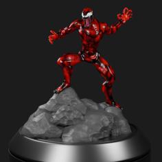 Carnage Statue Fan Made 3D Printer Model