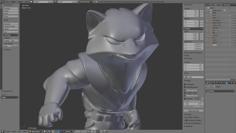 Rocket Raccoon (Disney Infinity) V0.2g 3D Printer Model