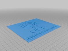 Robocop OCP Logo 3D Printer Model