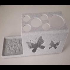 Butterfly Toothbrush Holder 3D Printer Model