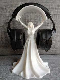 Female Statue Headphone Stand, Renaissance Style 3D Printer Model