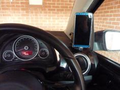 One-Handed Magnetic Charging Car Phone-Holder 3D Printer Model