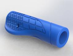 Bicycle Lock-on Ergo Grips 3D Printer Model