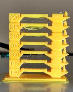 Customizable Temperature Tower Version 2 3D Printer Model