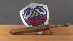 Link’s Hylian Shield 3D Printer Model