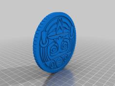 Aztec Coin Toothpaste Squeezer 3D Printer Model