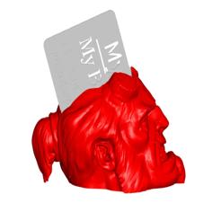 Hellboy Business Card Holder 3D Printer Model