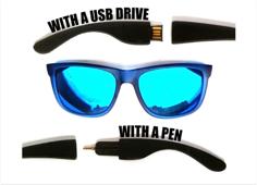 3in1 Sunglasses 3D Printer Model