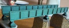 Model Railroad Plate Girder Bridge HO Scale 3D Printer Model