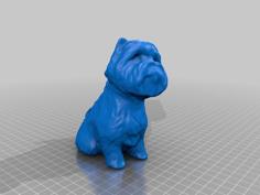 Westie Ornament 3D Printer Model