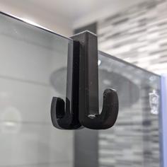 Shower Screen Double Hook – Practical Design 3D Printer Model