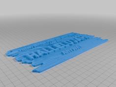 Hallelujah Anyway Hanging Sign 3D Printer Model