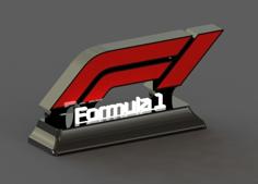 F1 Formula 1 Logo 3D Printer Model