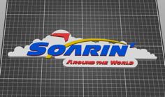 Disney Soarin Ride Logo 3D Printer Model