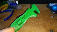 Useless (but Cool) Adjustable Wrench/Spanner 3D Printer Model