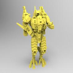 Space Communist Commandant Mech 3D Printer Model