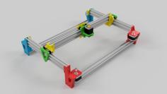 Core XY Laser – 2040 Frame 3D Printer Model